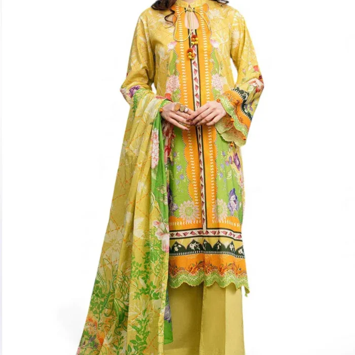 3 PIece Printed Lawn Suit