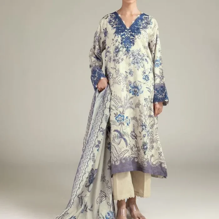 Embroidered Cambric Set